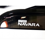 กันสาด สีดำ NAVARA 2014 นาวาร่า 2014  2 ประตู v.3